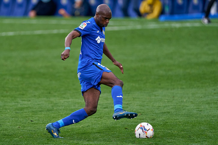 Allan Nyom of Getafe Allan Nyom of Getafe