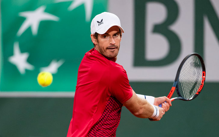 Andy Murray in action Andy Murray in action