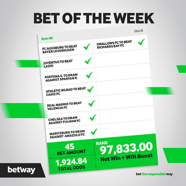 Bet of the week Bet of the week