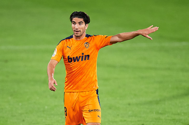 Valencia midfielder Carlos Soler Valencia midfielder Carlos Soler