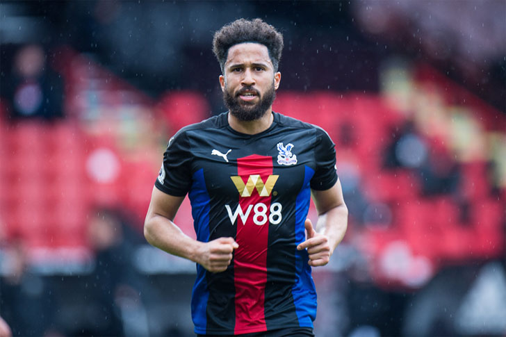 Crystal Palace winger Andros Townsend Crystal Palace winger Andros Townsend