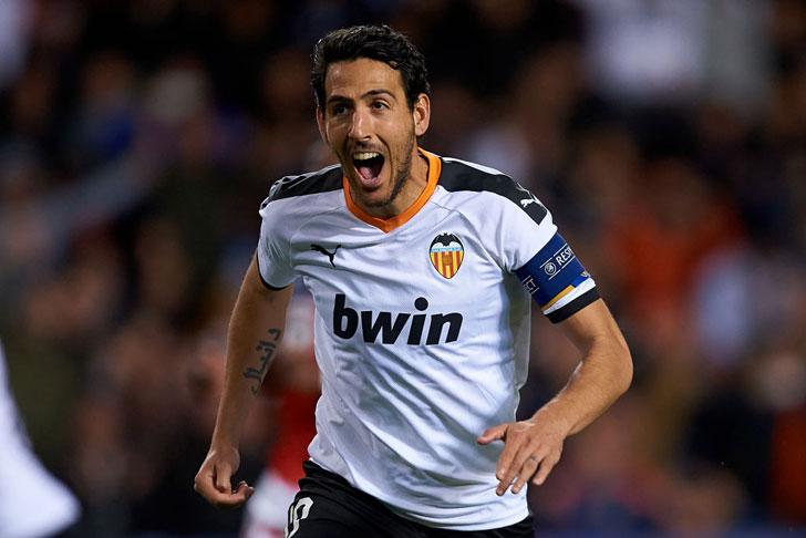 Dani Parejo in action Valencia Dani Parejo in action Valencia