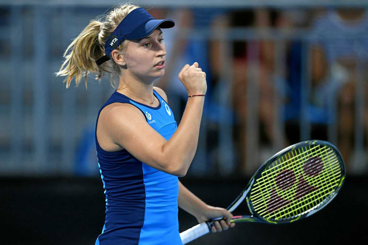 Daria Gavrilova in action. Daria Gavrilova in action.