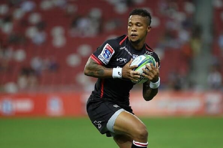 Elton Jantjies in action for Lions