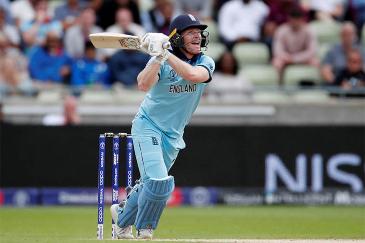 Eoin Morgan in action for England. Eoin Morgan in action for England.