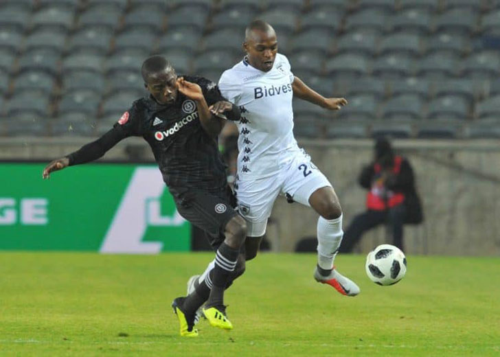 Gift Motupa in action for Bidvest Wits Gift Motupa in action for Bidvest Wits