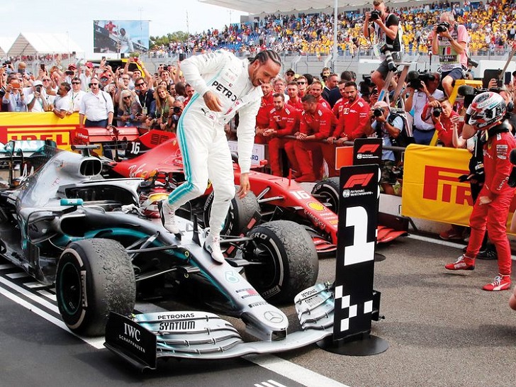 Hamilton enjoys a 36-point lead at the top of the championship. Hamilton enjoys a 36-point lead at the top of the championship.