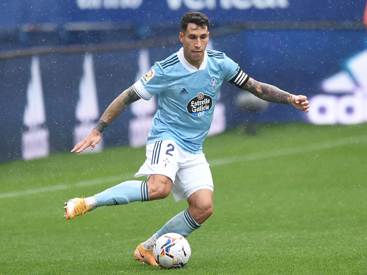 Hugo Mallo of Celta Hugo Mallo of Celta