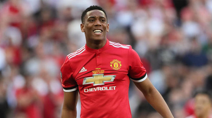 Manchester United forward Anthony Martial Manchester United forward Anthony Martial