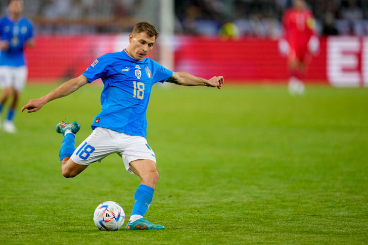 Nicolo Barella of Italy Nicolo Barella of Italy