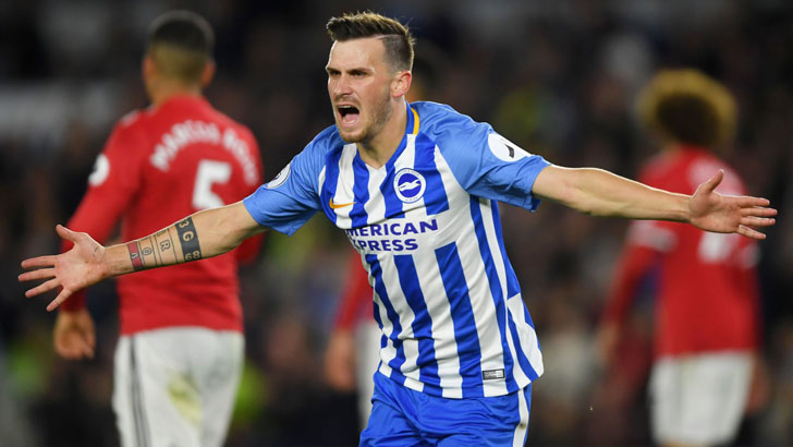 Pascal Gross in action for Brighton Pascal Gross in action for Brighton