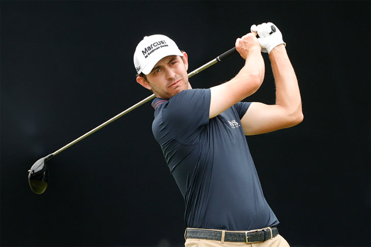 Patrick Cantlay in action Patrick Cantlay in action