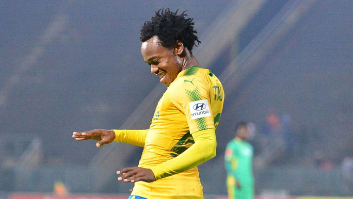 Percy Tau in action for Sundowns Percy Tau in action for Sundowns