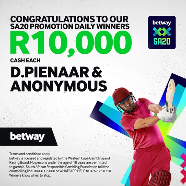 SA20 Challenge Winners SA20 Challenge Winners