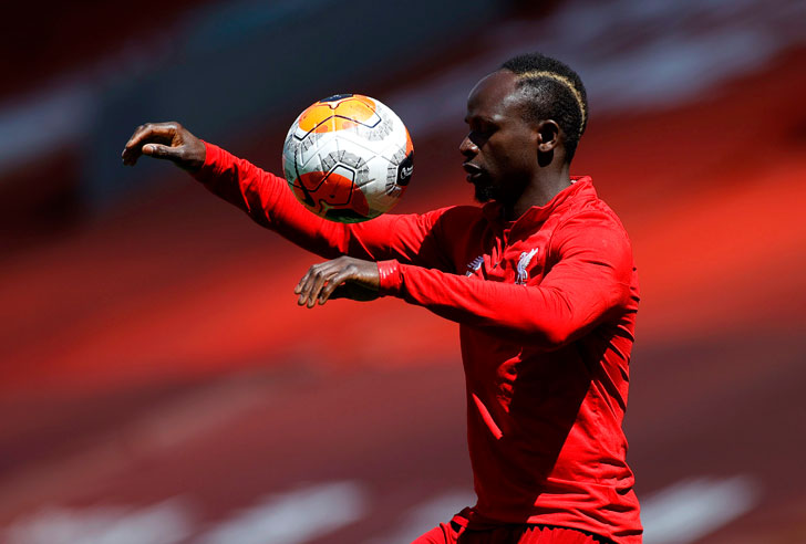 Sadio Mane of Liverpool Sadio Mane of Liverpool