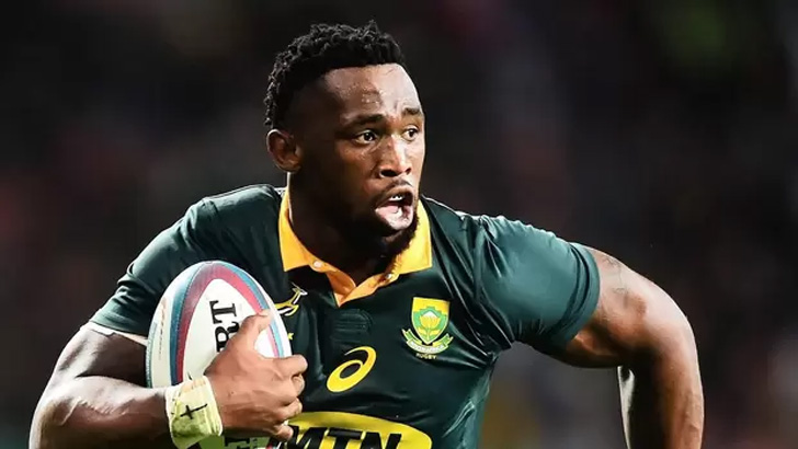 Siya Kolisi in action for South Africa Siya Kolisi in action for South Africa