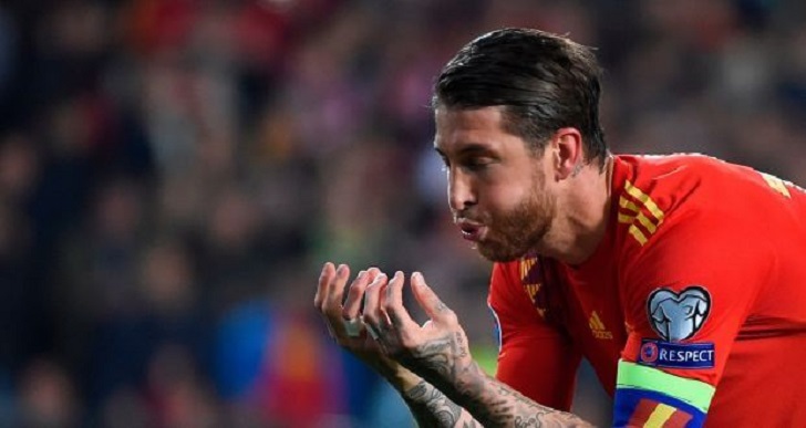 Spain defender Sergio Ramos Spain defender Sergio Ramos