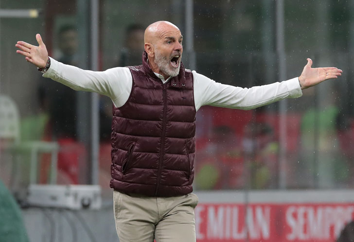 Stefano Pioli - Milan manager Stefano Pioli - Milan manager
