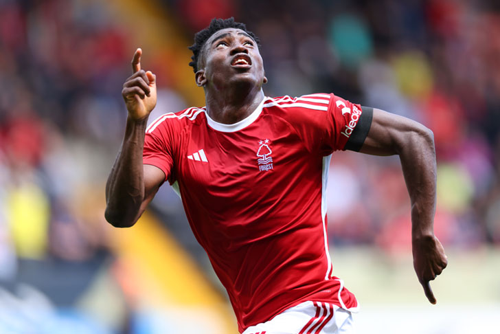 Taiwo Awoniyi of Nottingham Forest Taiwo Awoniyi of Nottingham Forest