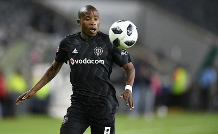 Thabo Matlaba in action for Black Leopards. Thabo Matlaba in action for Black Leopards.