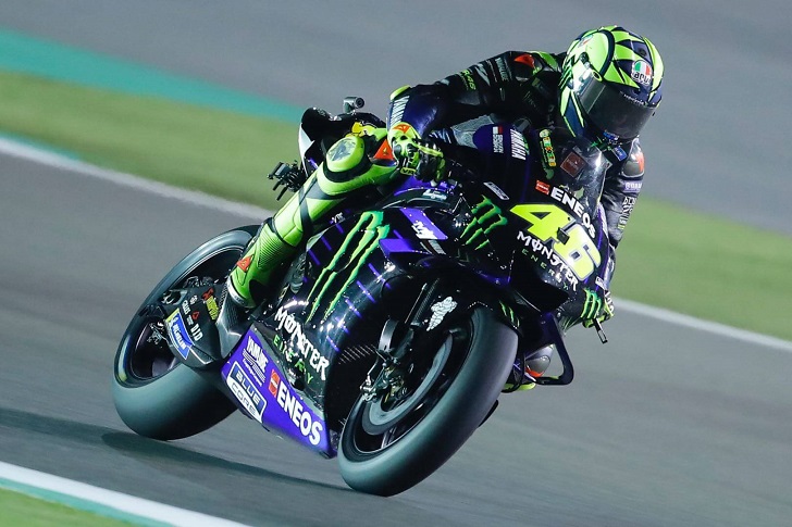 Yamaha rider Valentino Rossi. Yamaha rider Valentino Rossi.