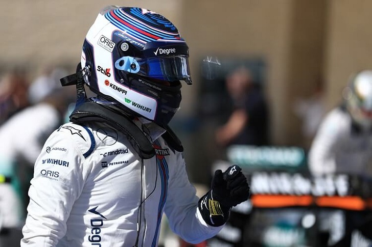 Current championship leader Valtteri Bottas. Current championship leader Valtteri Bottas.