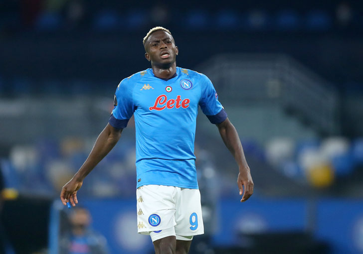 Victor Osimhen of Napoli Victor Osimhen of Napoli
