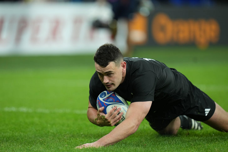 Will Jordan of New Zealand Will Jordan of New Zealand