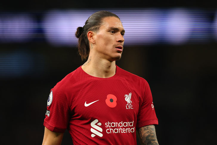 Darwin Nunez of Liverpool Darwin Nunez of Liverpool